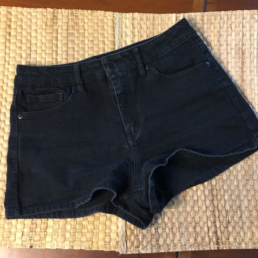 Denim High Waisted Shorts
